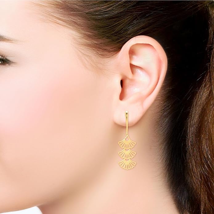 Dangle Gold Earrings