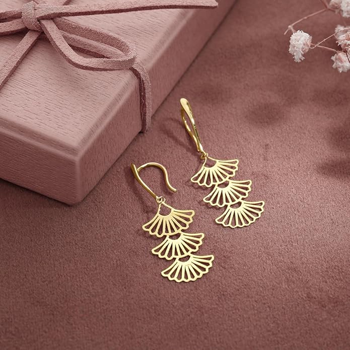 Dangle Gold Earrings